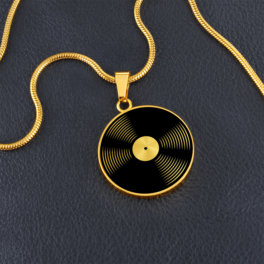 Custom Vinyl Record Necklace