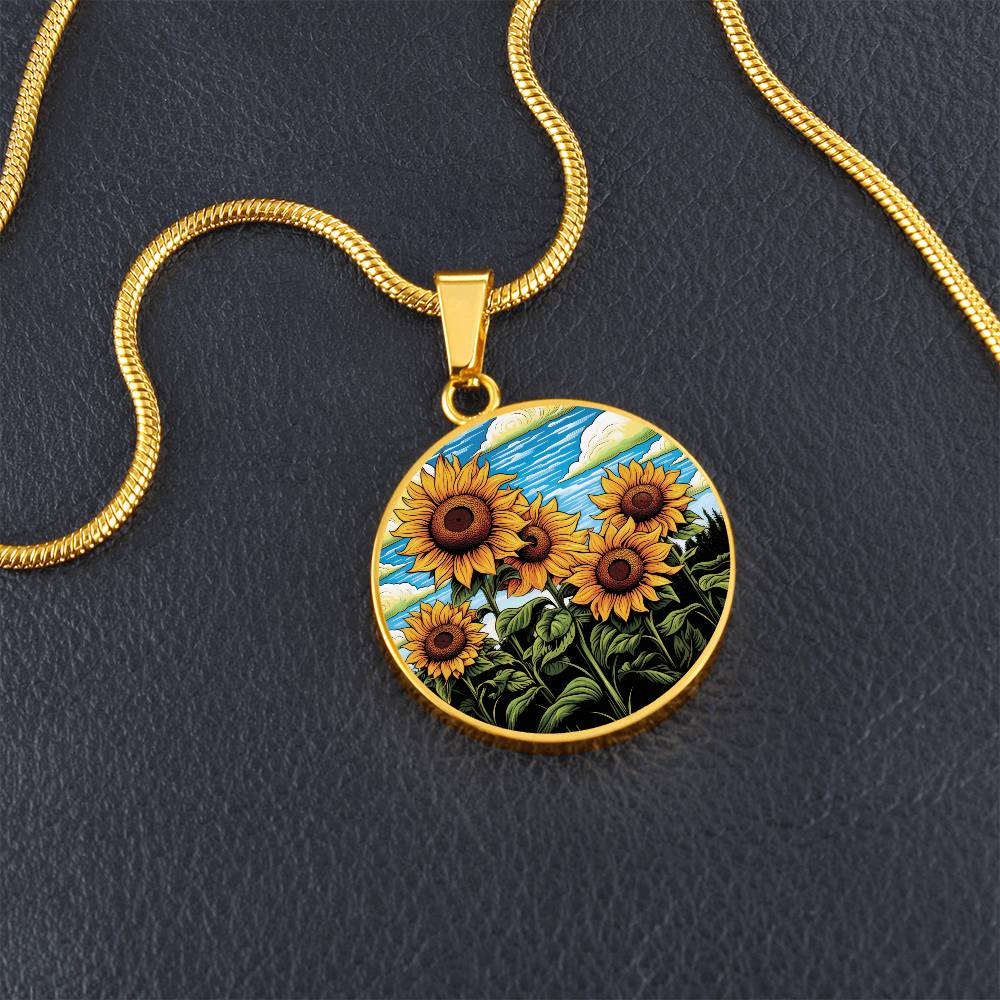 Sunflower Necklace