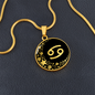 Cancer Zodiac Pendant Necklace