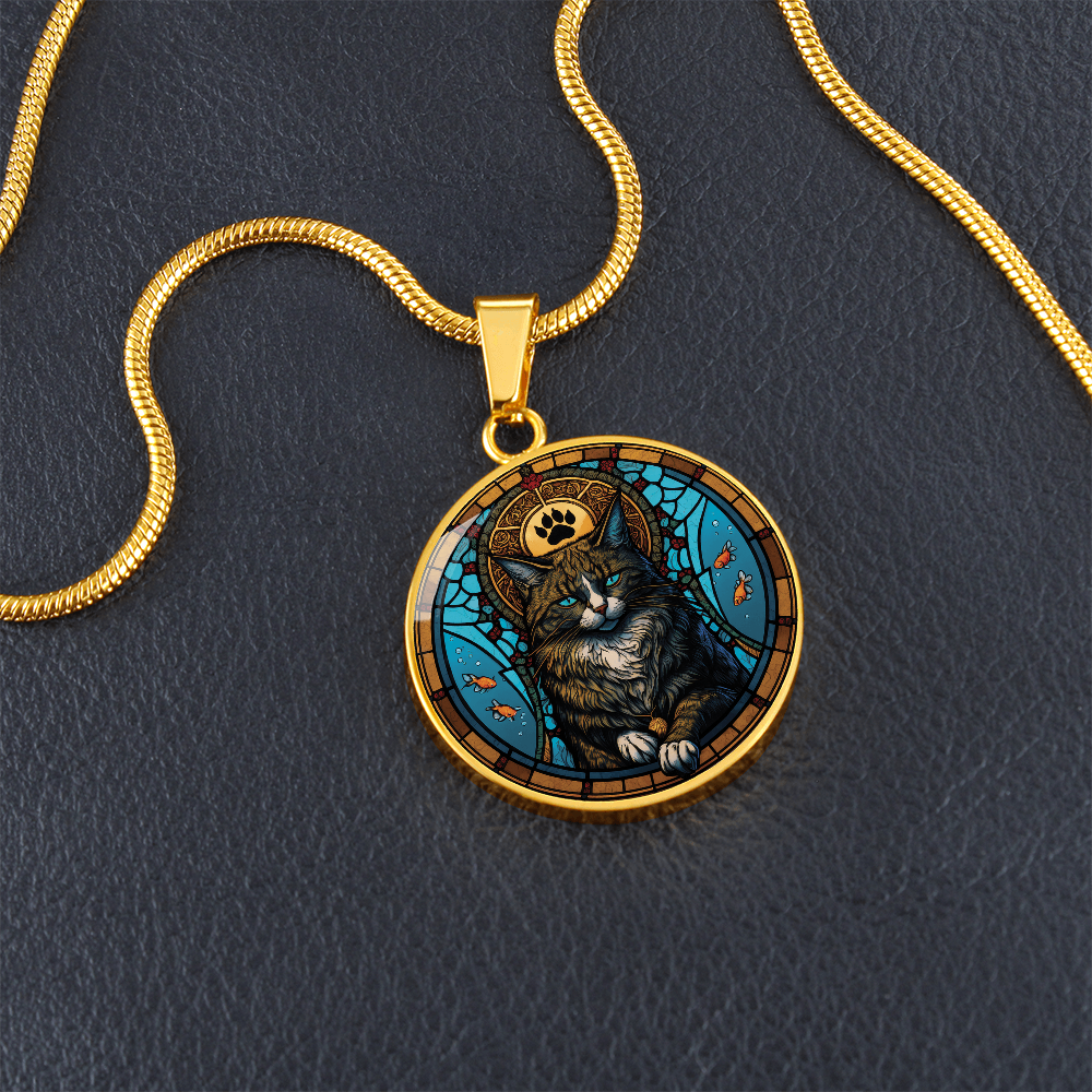 Cat Pendant Necklace - Vietnamese Zodiac Jewelry