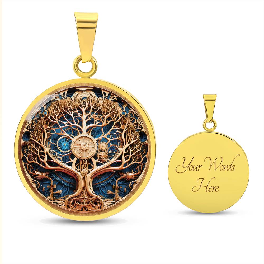 Steampunk Tree of Life Necklace