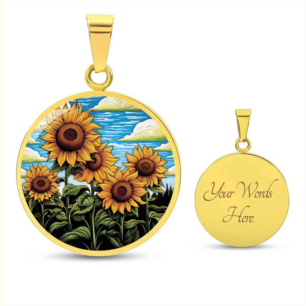 Sunflower Necklace