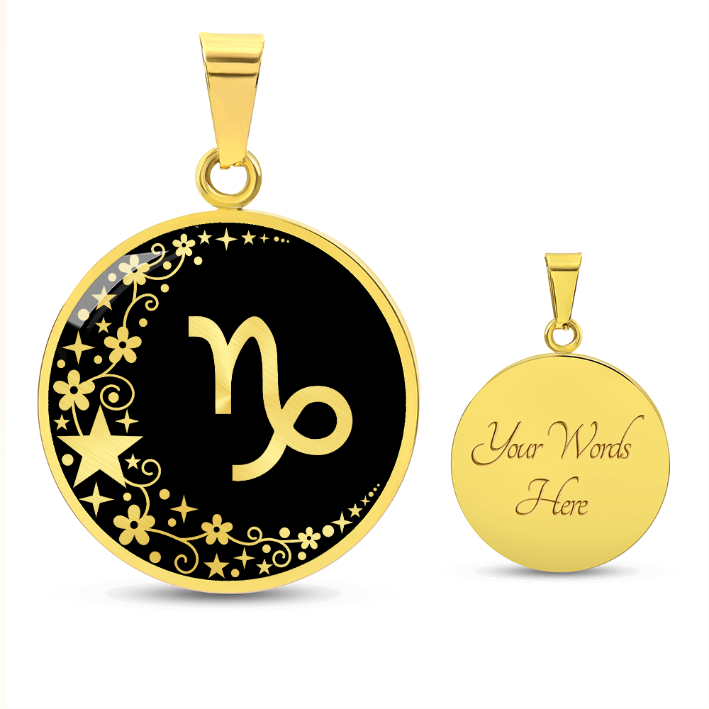Capricorn Zodiac Necklace