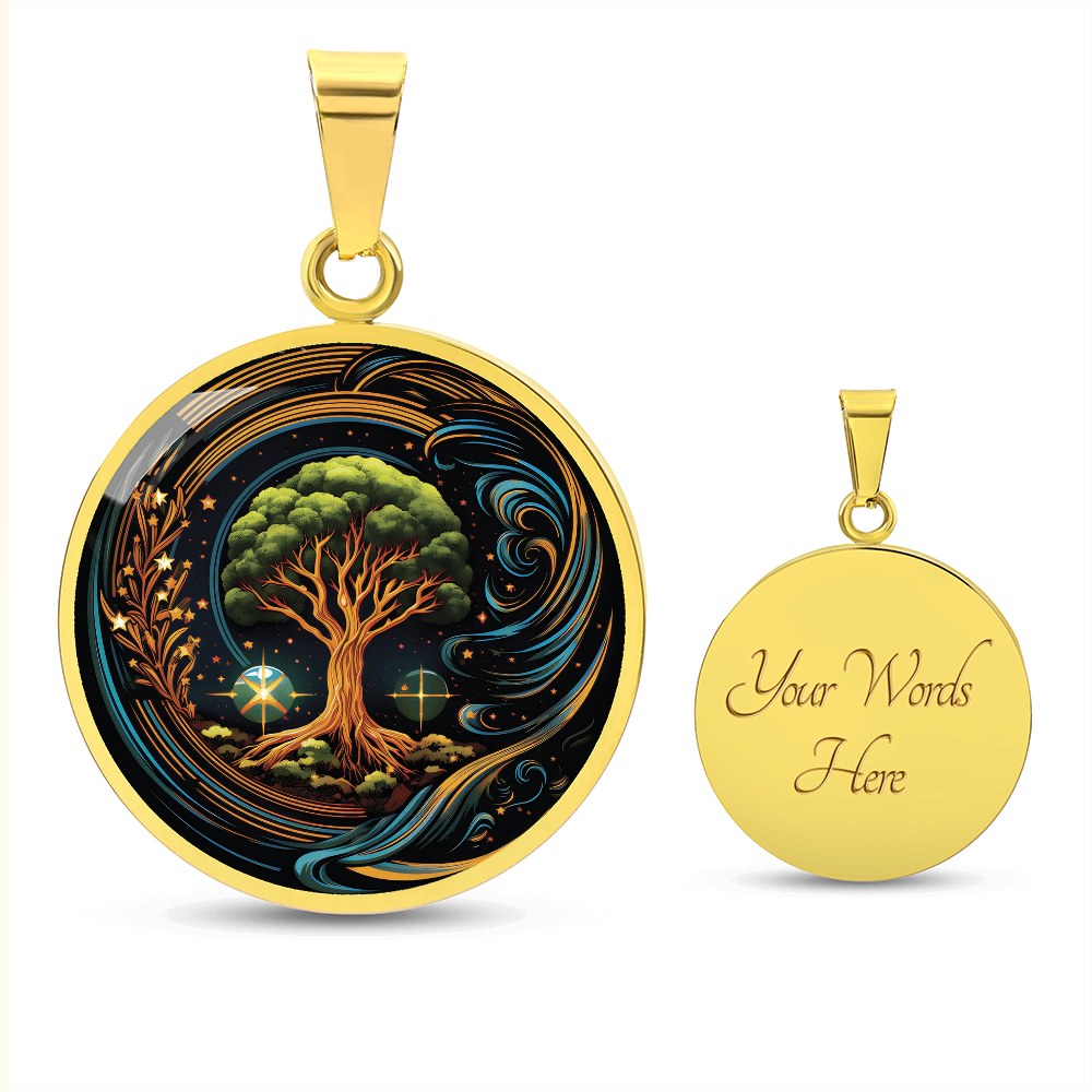 Galaxy Tree of Life Necklace