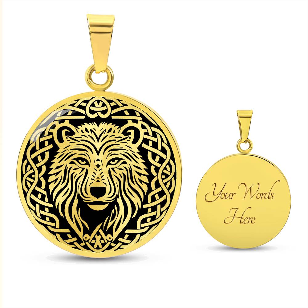 Celtic Bear Necklace