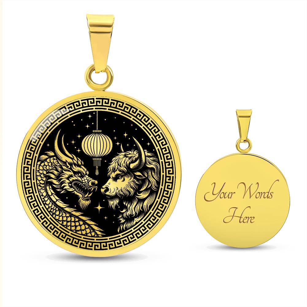 Bull and Dragon Necklace
