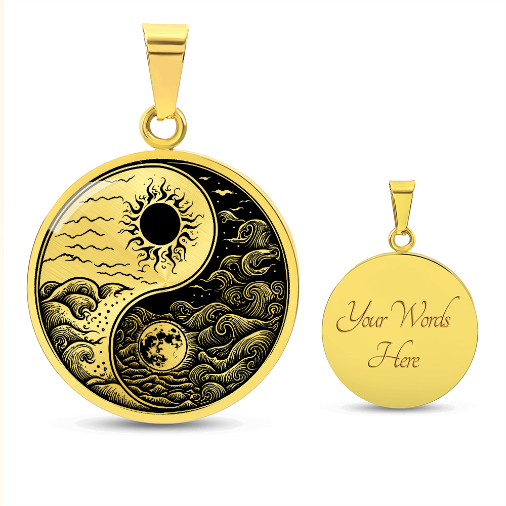Sun and Moon Necklace