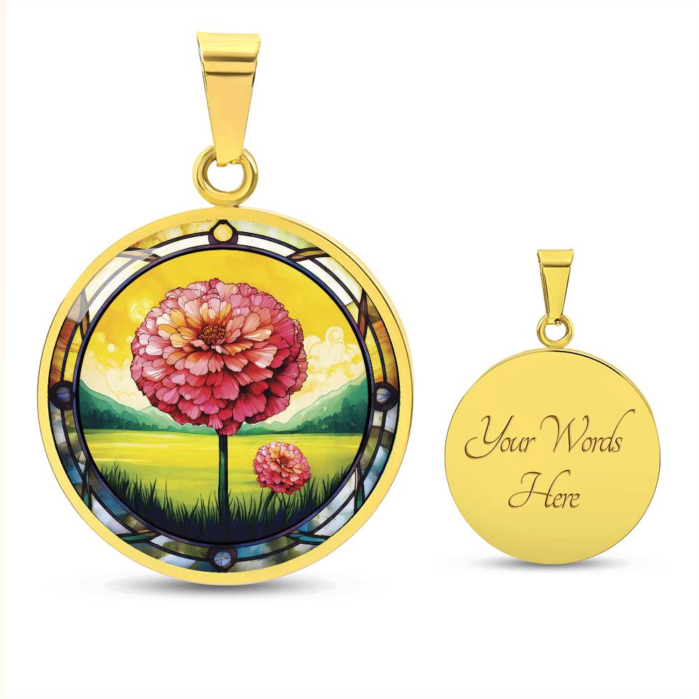 Pink Marigold Necklace
