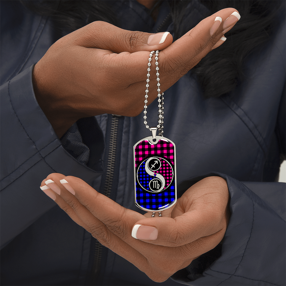 Virgo and Sagittarius Zodiac Necklace