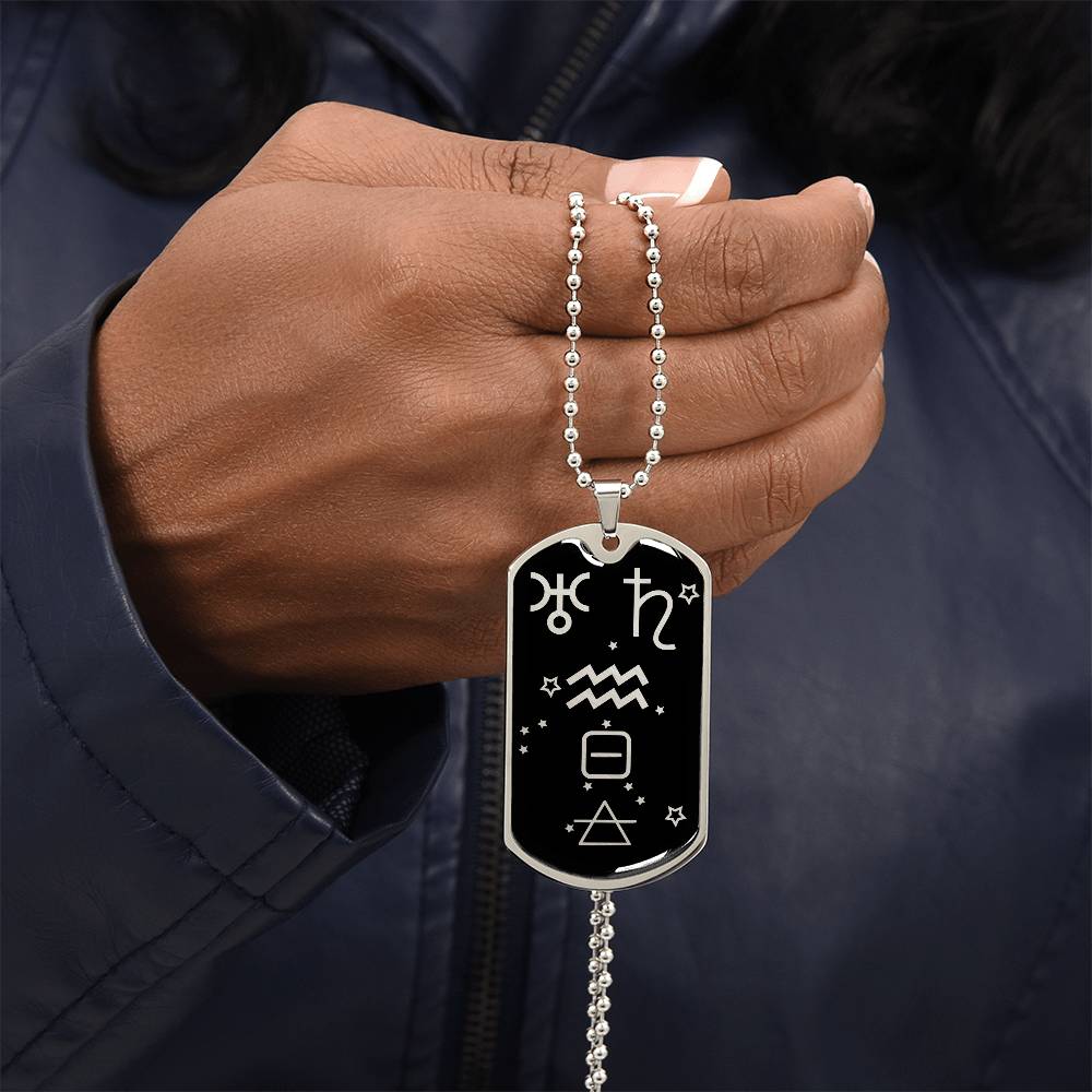 Aquarius Zodiac Necklace