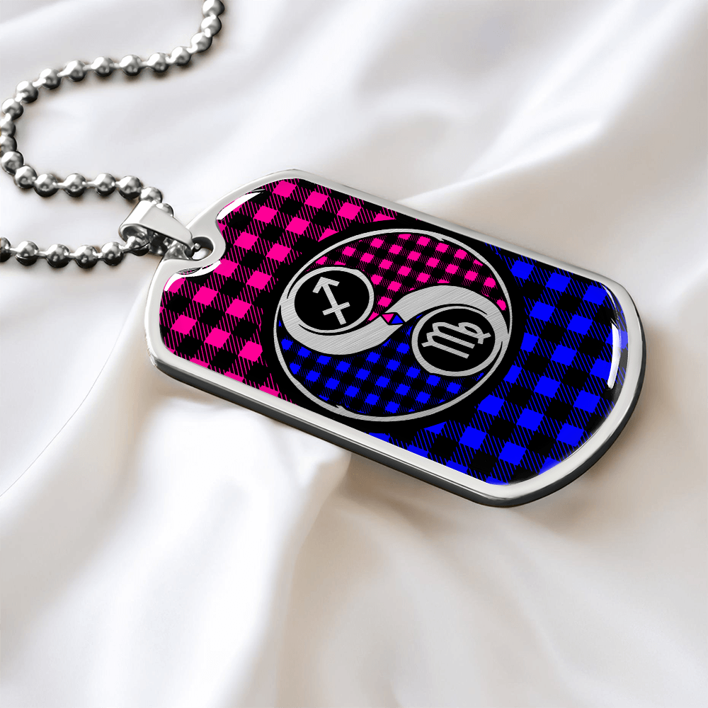 Virgo and Sagittarius Zodiac Necklace