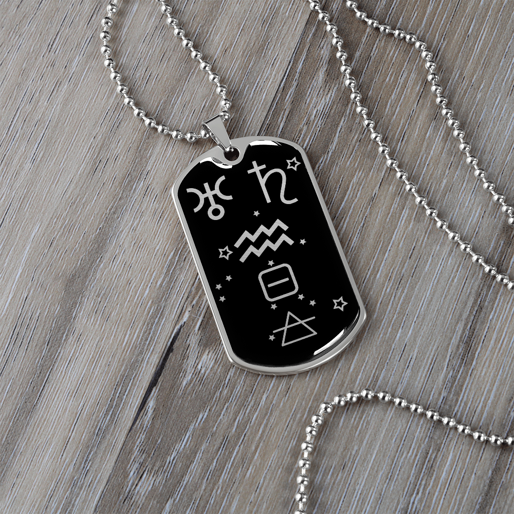 Aquarius Zodiac Necklace