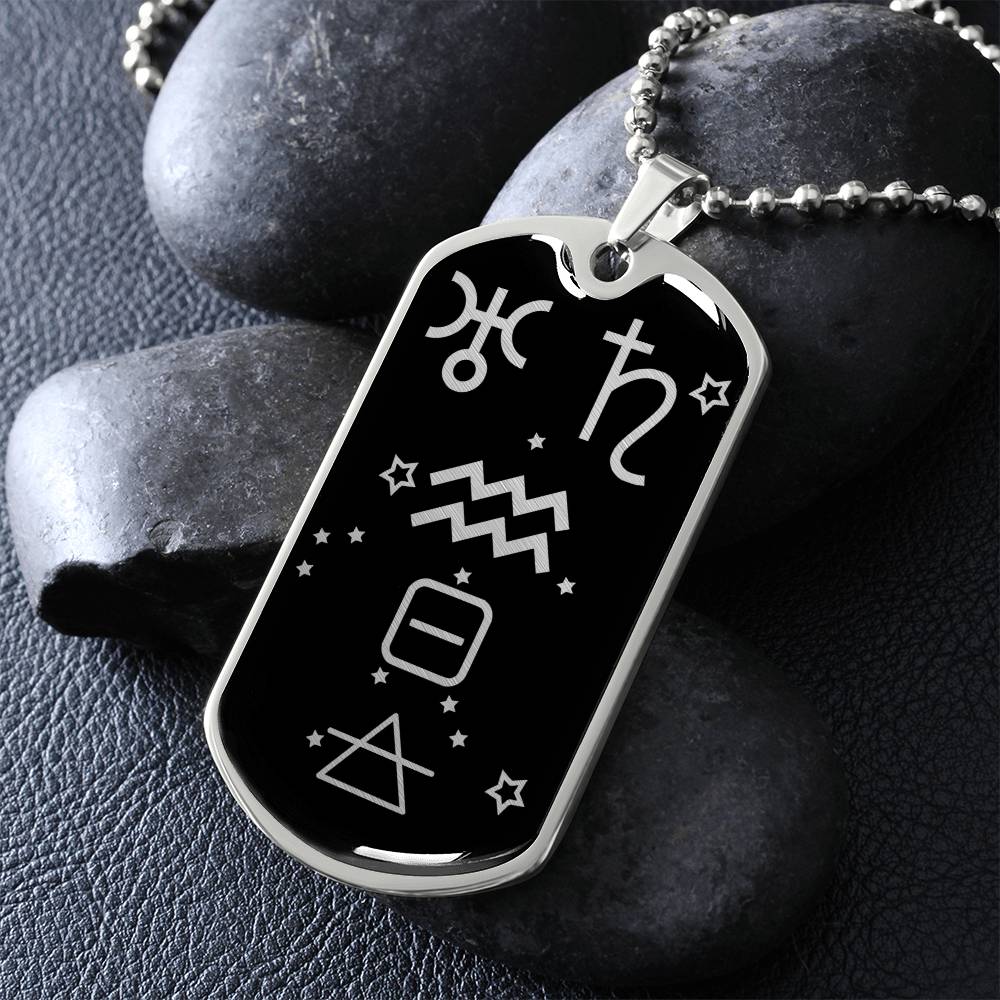 Aquarius Zodiac Necklace