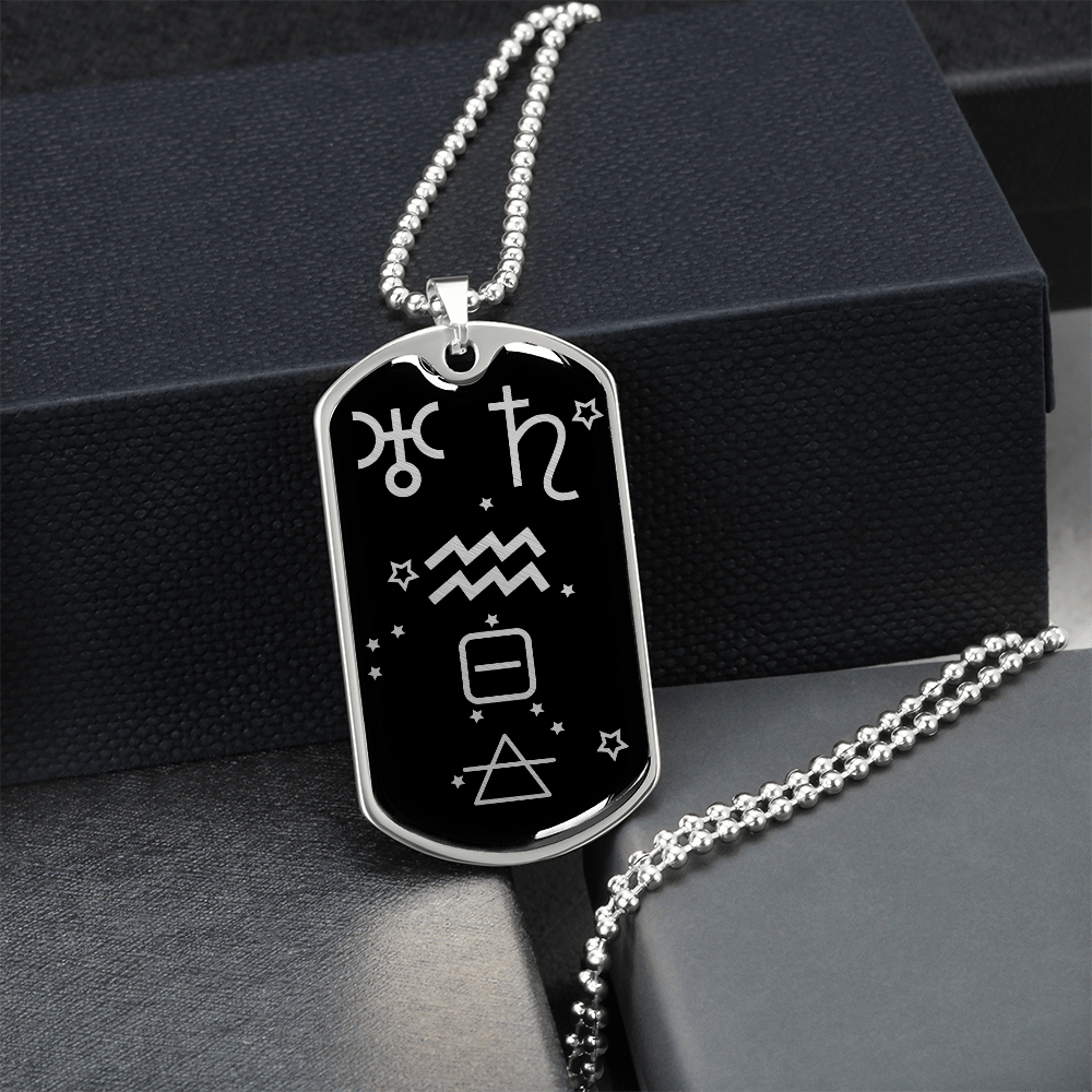 Aquarius Zodiac Necklace