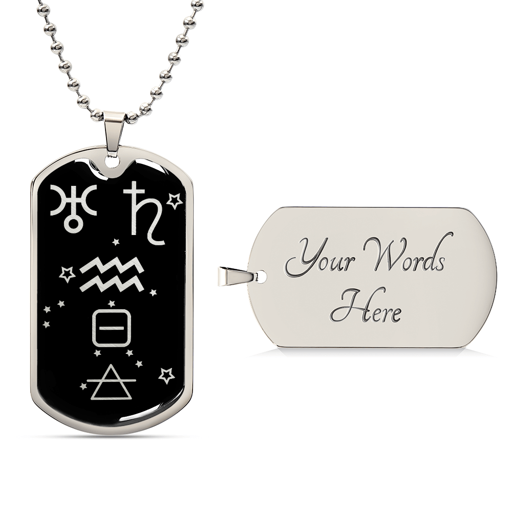 Aquarius Zodiac Necklace