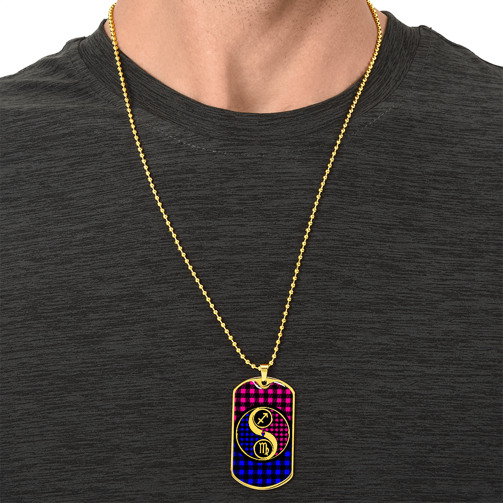Virgo and Sagittarius Zodiac Necklace