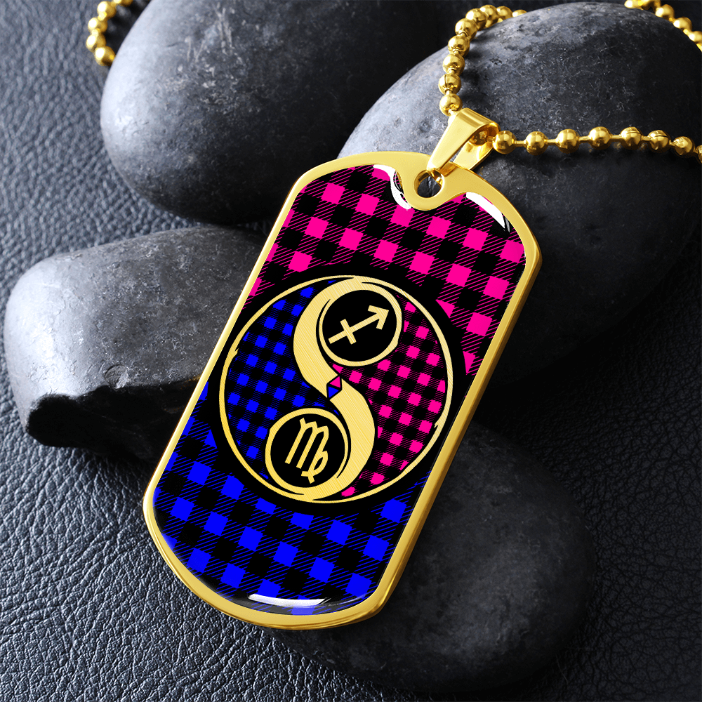 Virgo and Sagittarius Zodiac Necklace