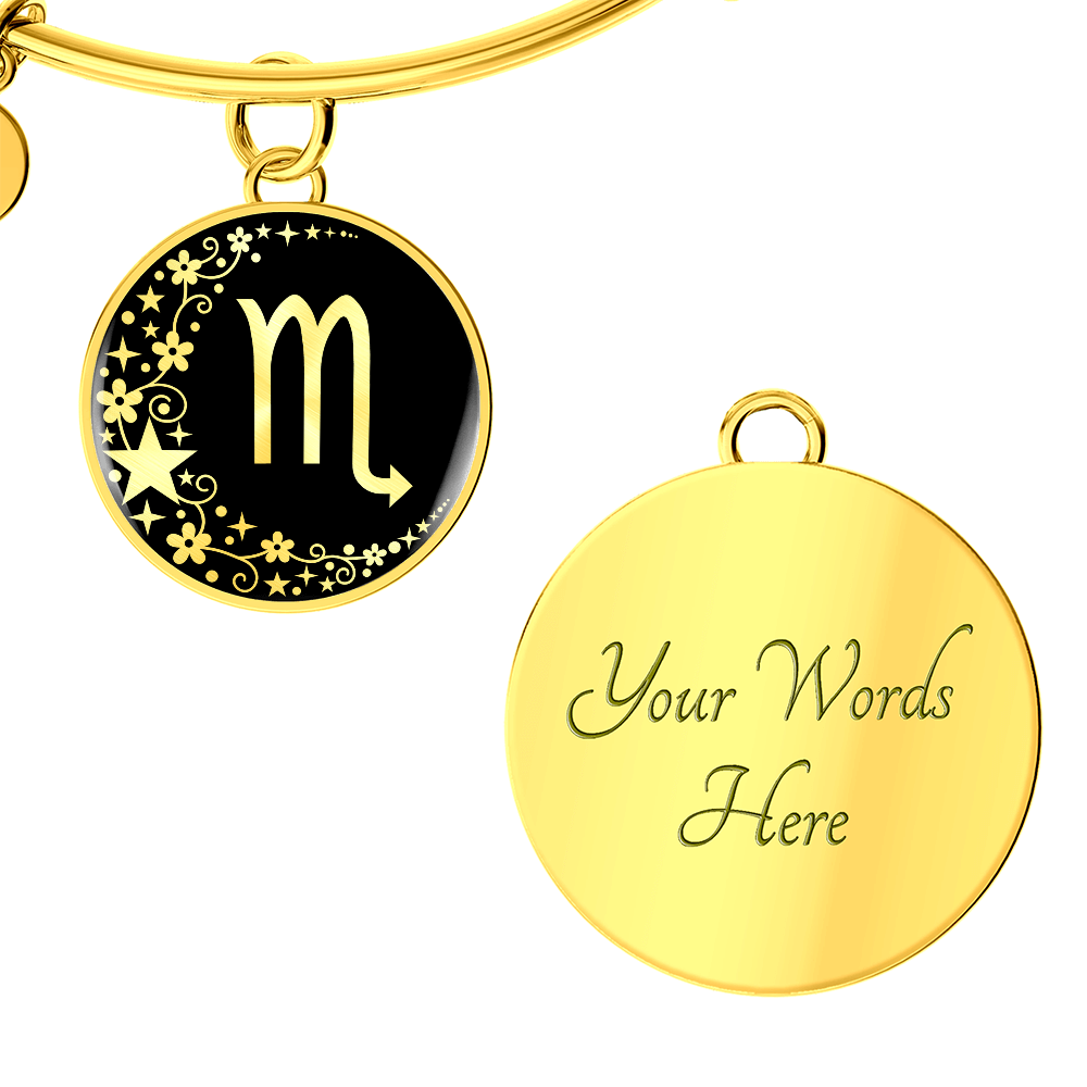 Scorpio Zodiac Pendant Bracelet
