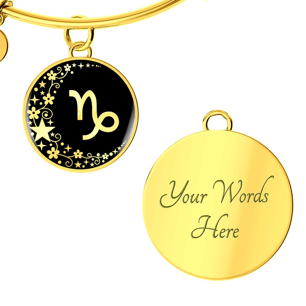 Capricorn Zodiac Pendant Bracelet