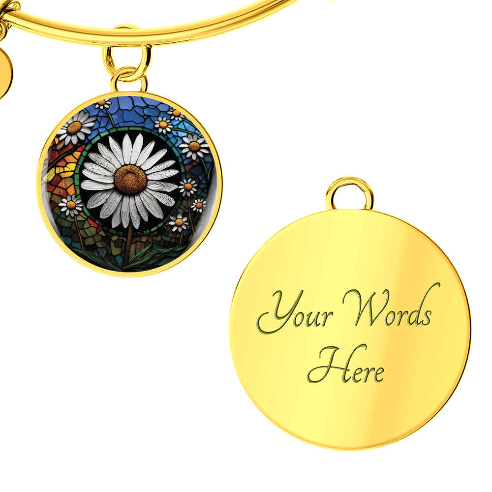 Daisy Pendant Bracelet
