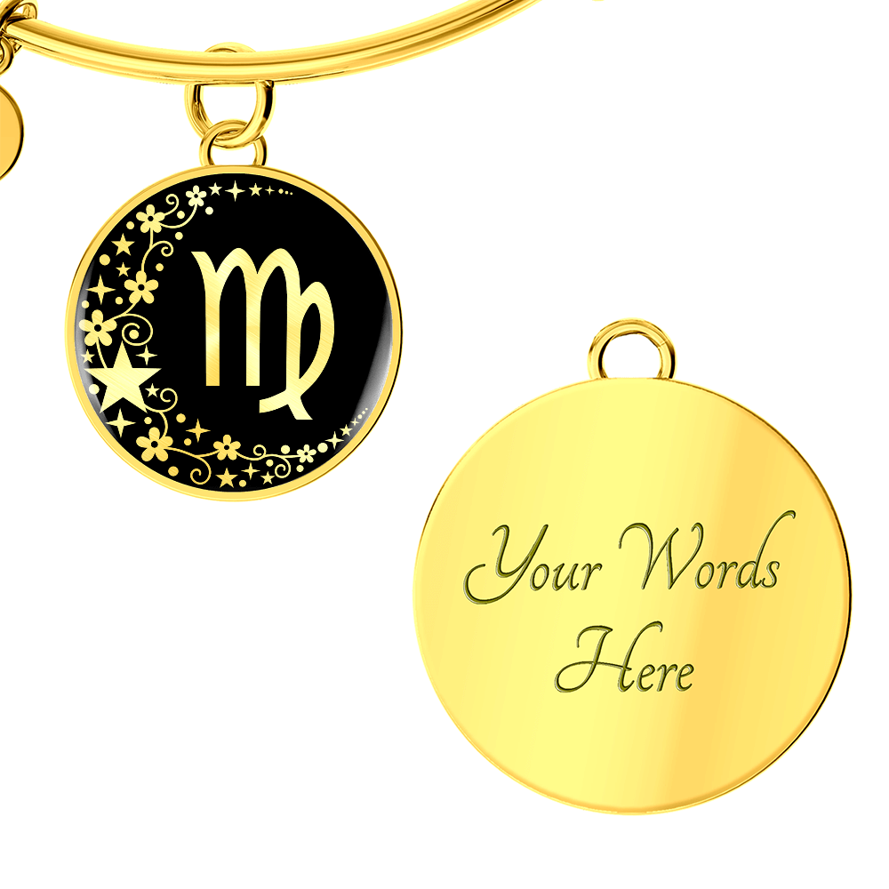 Virgo Zodiac Pendant Bracelet