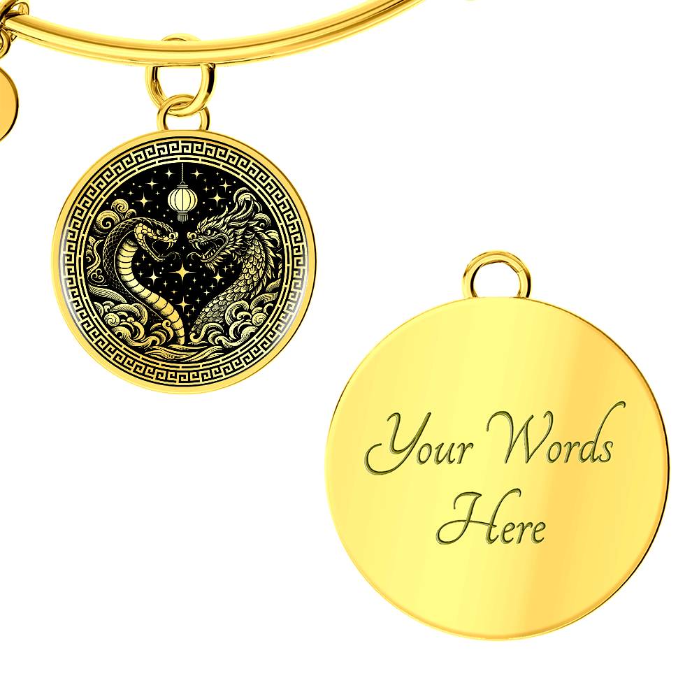 Year of The Snake and Dragon Bracelet