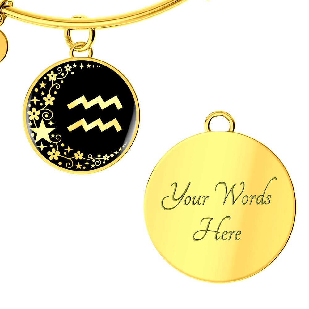 Aquarius Zodiac Bracelet