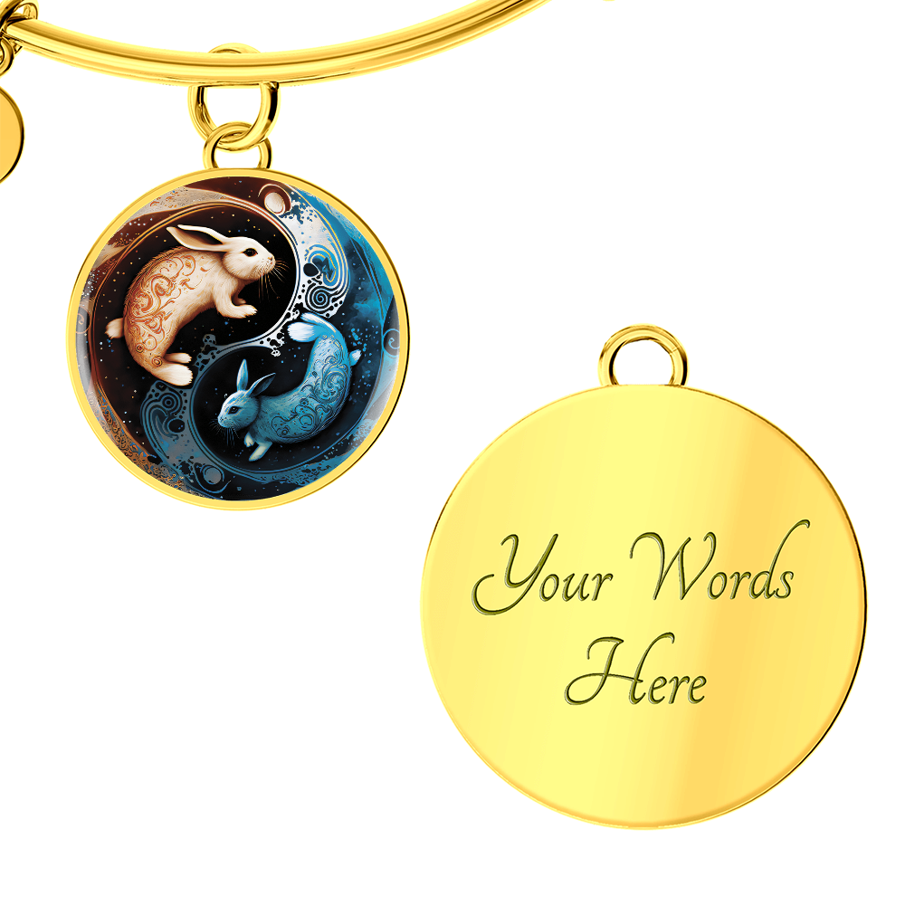 Yin Yang Rabbit Bracelet