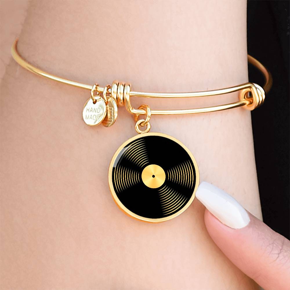 Custom Vinyl Record Bracelet