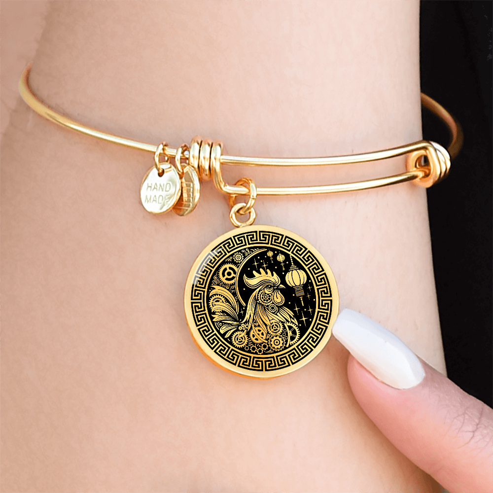 Rooster Bracelet - Chinese Zodiac Charm Pendant Jewelry