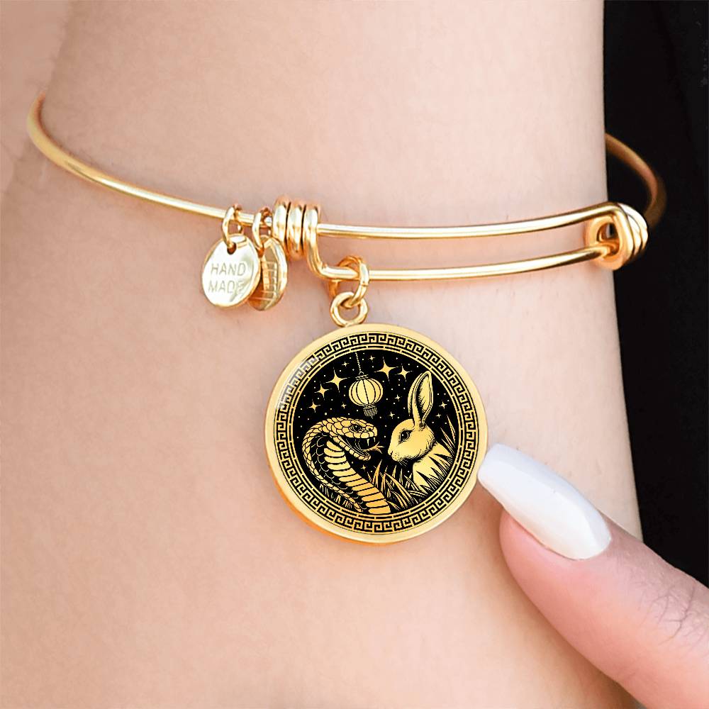Year of The Rabbit and Snake Bracelet