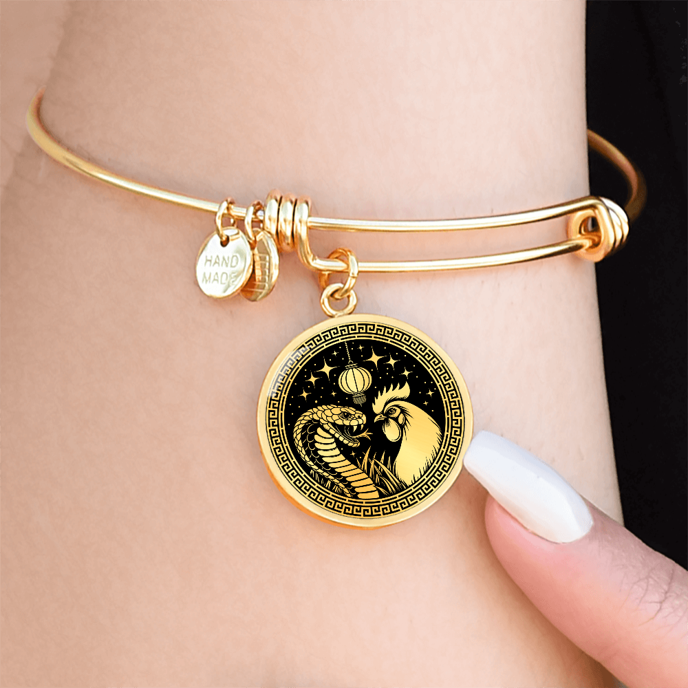 Year of The Rooster and Snake Bracelet