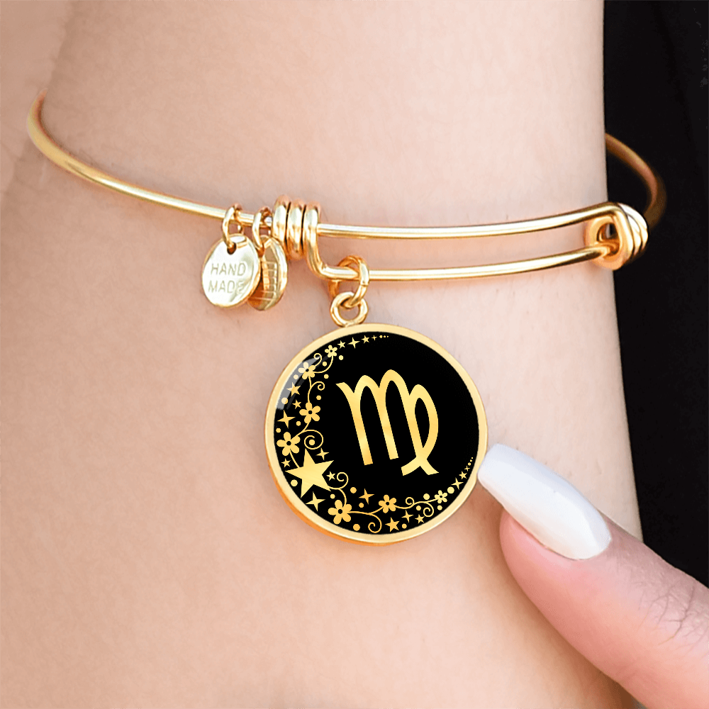 Virgo Zodiac Pendant Bracelet