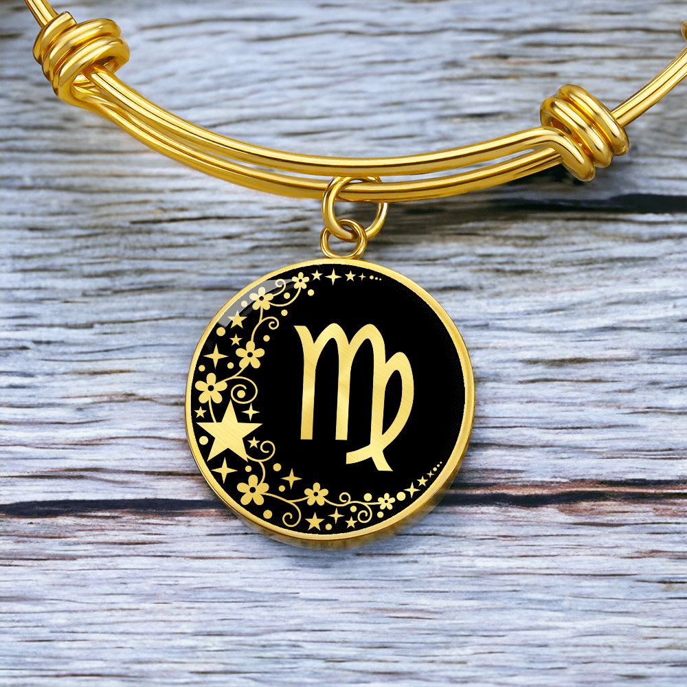 Virgo Zodiac Pendant Bracelet