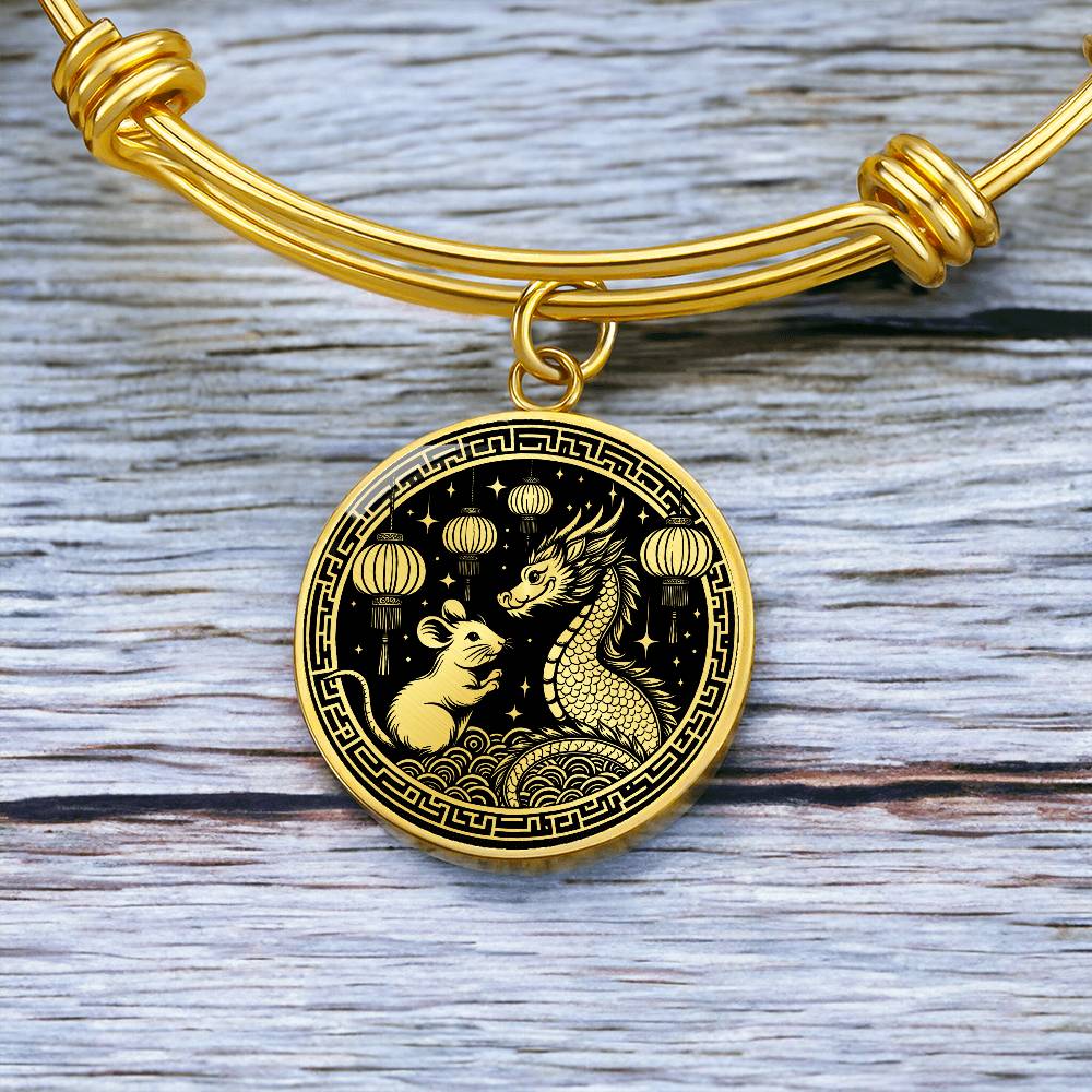 Year of The Rat and Dragon Bracelet