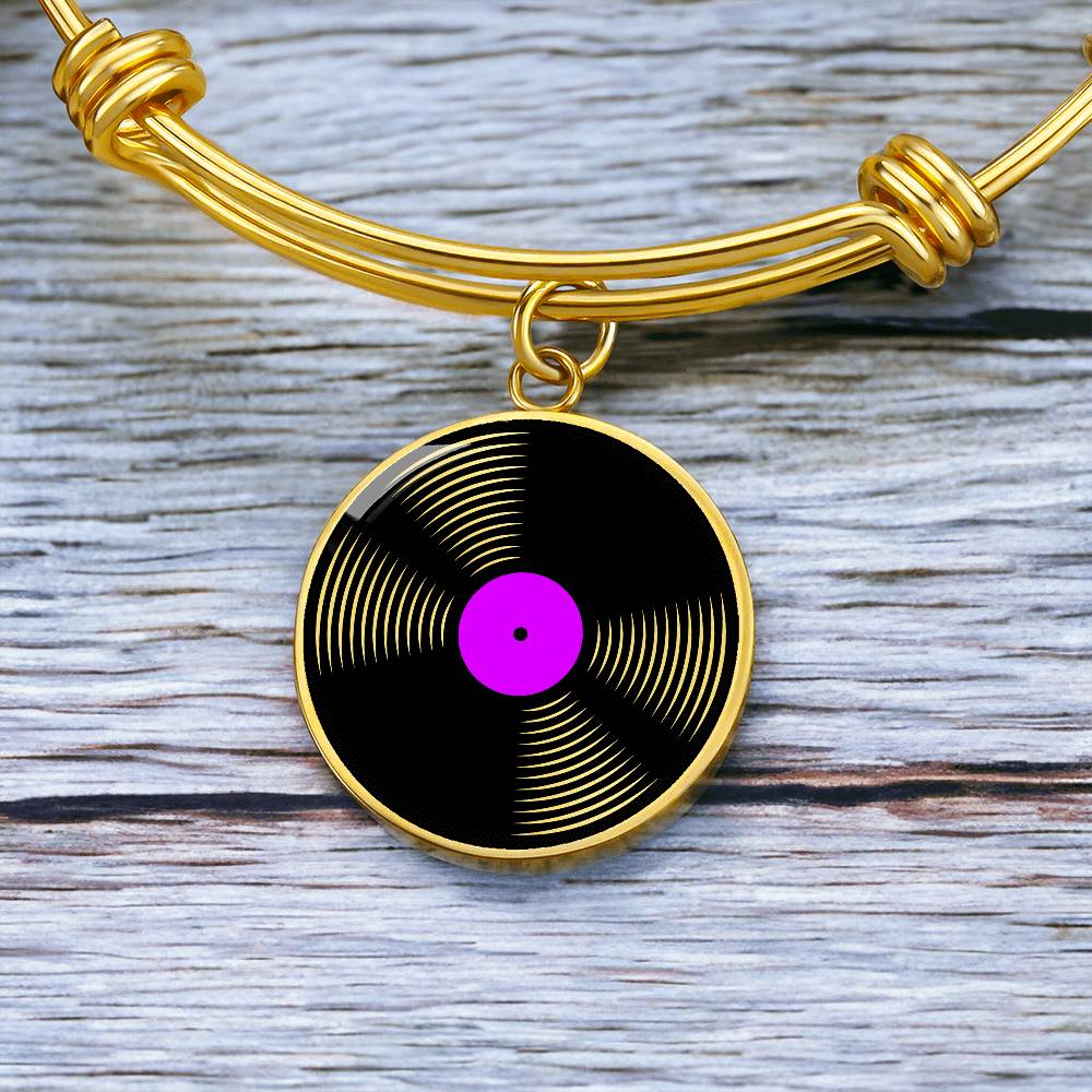 Custom Vinyl Record Bracelet