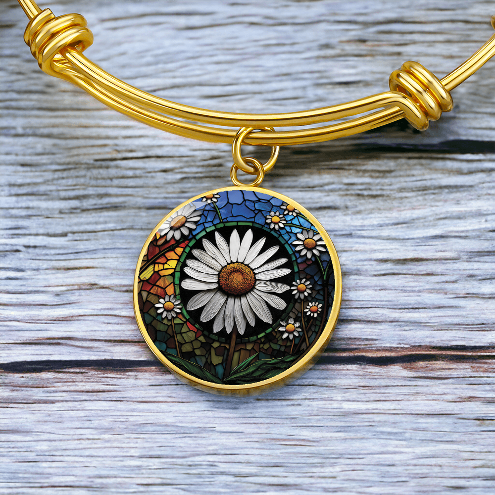 Daisy Pendant Bracelet