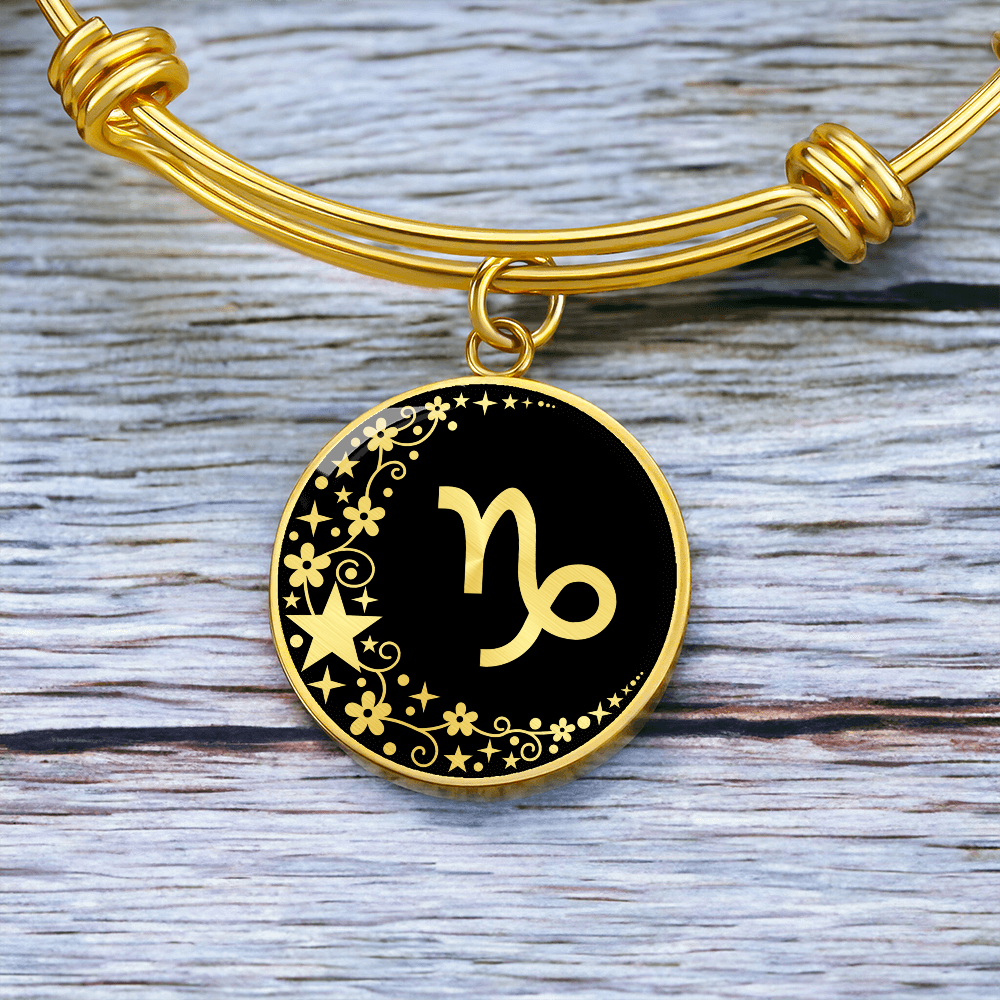 Capricorn Zodiac Pendant Bracelet