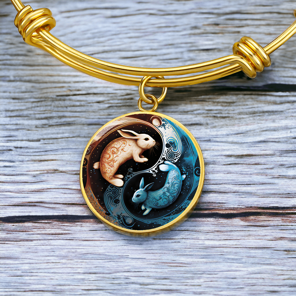 Yin Yang Rabbit Bracelet