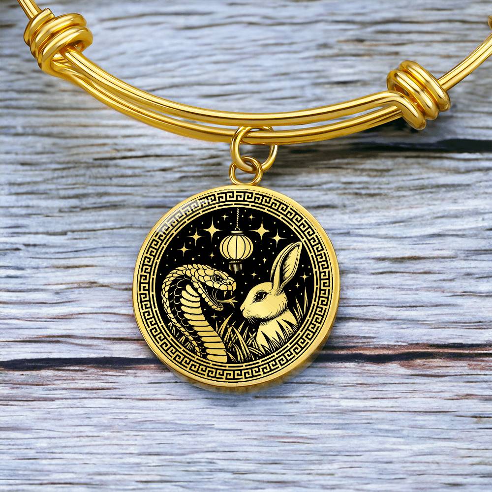 Year of The Rabbit and Snake Bracelet
