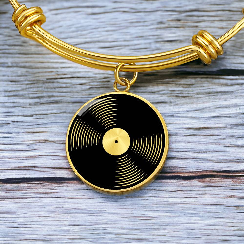 Custom Vinyl Record Bracelet