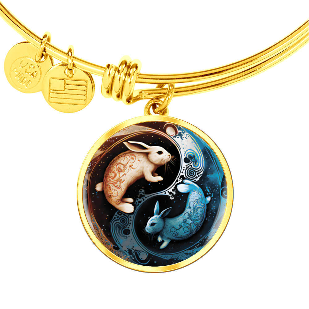 Yin Yang Rabbit Bracelet