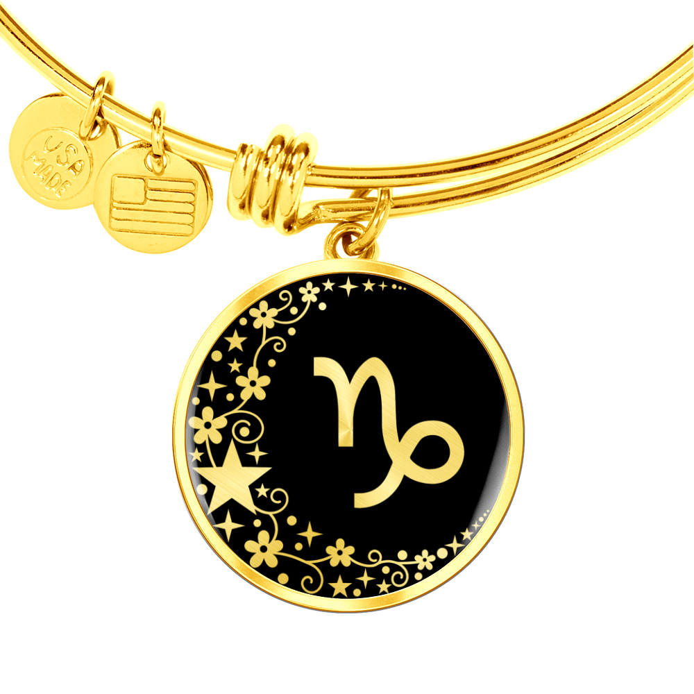 Capricorn Zodiac Pendant Bracelet