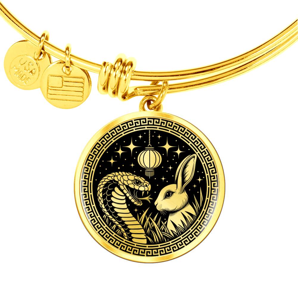 Year of The Rabbit and Snake Bracelet