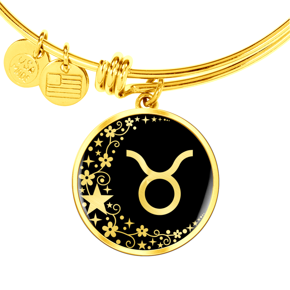 Taurus Zodiac Pendant Bracelet