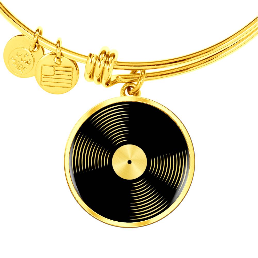 Custom Vinyl Record Bracelet