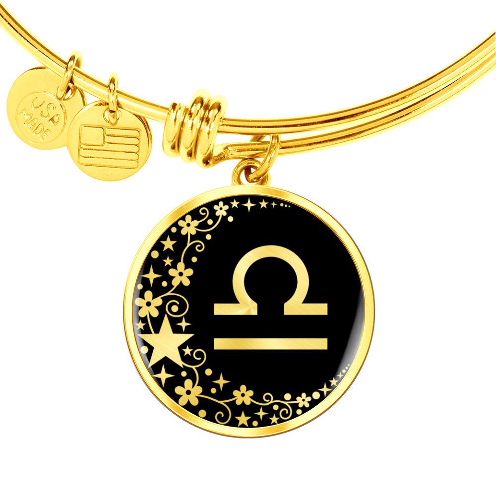 Libra Zodiac Pendant Bracelet