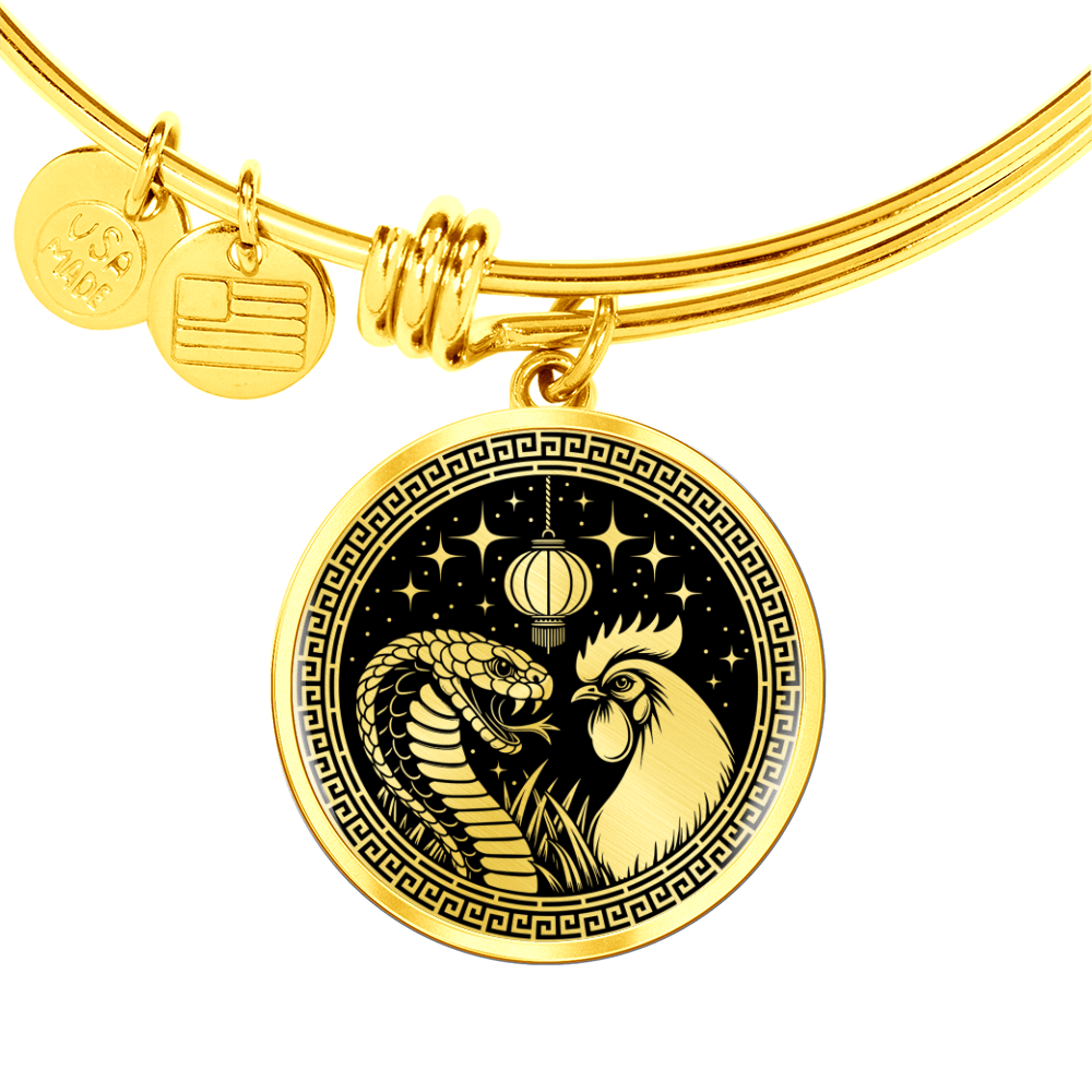 Year of The Rooster and Snake Bracelet