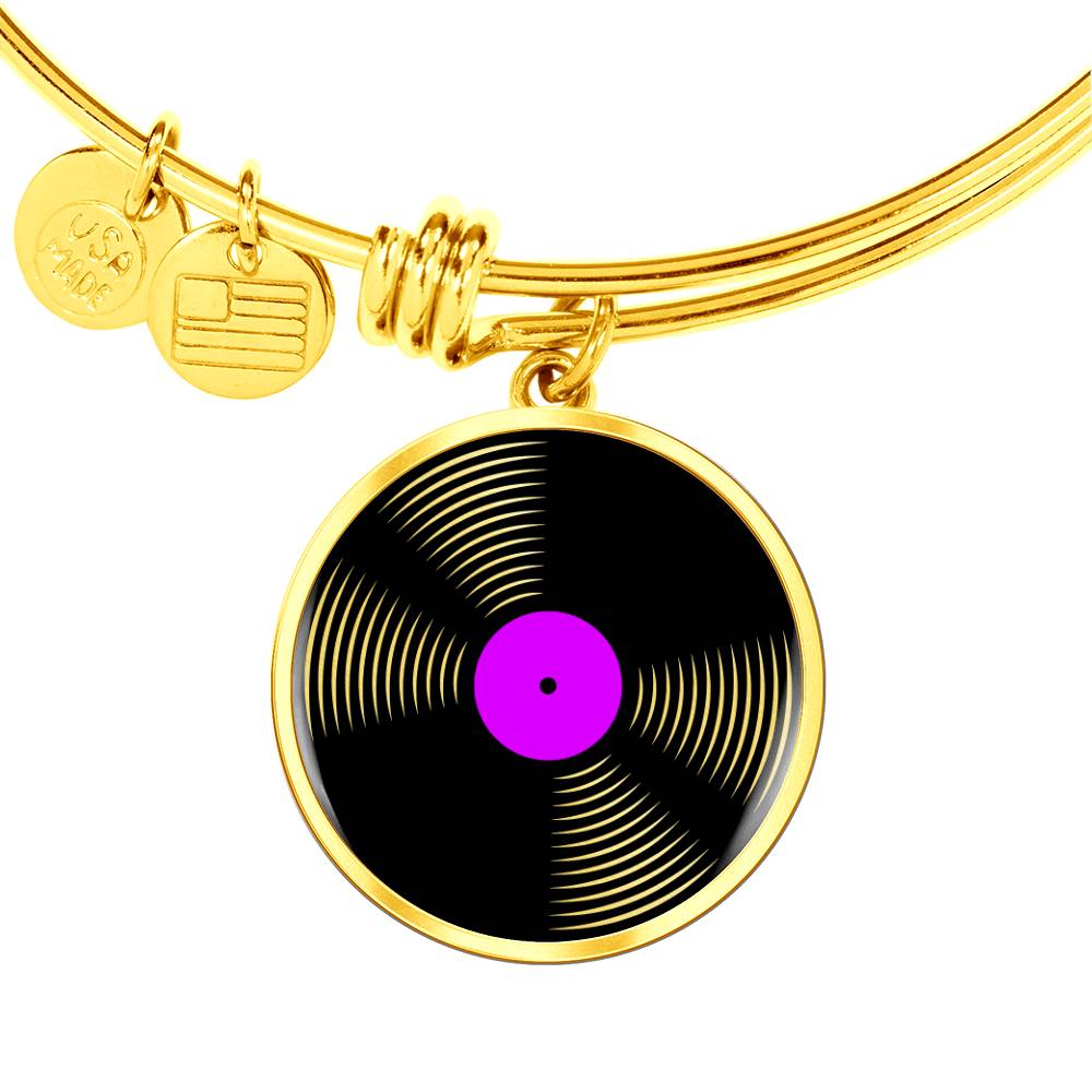 Custom Vinyl Record Bracelet