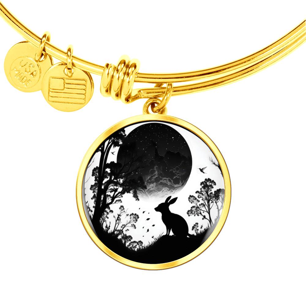 Moon and Rabbit Bracelet